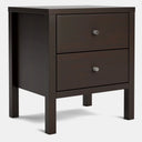 Andes 2 Drawer Bedside Table - Pine at online8 furniture store Auckland