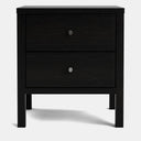 Andes 2 Drawer Bedside Table - Pine at online8 furniture store Auckland
