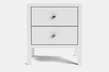 Andes 2 Drawer Bedside Table - Pine at online8 furniture store Auckland