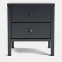 Andes 2 Drawer Bedside Table - Pine at online8 furniture store Auckland
