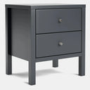 Andes 2 Drawer Bedside Table - Pine at online8 furniture store Auckland