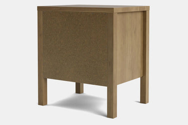 Andes 2 Drawer Bedside Table - Pine at online8 furniture store Auckland
