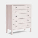 Andes 5 Drawer Tallboy - Pine at online8 furniture store Auckland