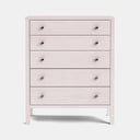 Andes 5 Drawer Tallboy - Pine at online8 furniture store Auckland