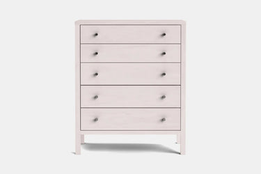 Andes 5 Drawer Tallboy - Pine at online8 furniture store Auckland