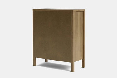 Andes 5 Drawer Tallboy - Pine at online8 furniture store Auckland