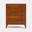 Andes 5 Drawer Tallboy - Pine at online8 furniture store Auckland