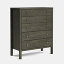 Andes 5 Drawer Tallboy - Pine at online8 furniture store Auckland