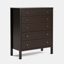 Andes 5 Drawer Tallboy - Pine at online8 furniture store Auckland