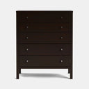 Andes 5 Drawer Tallboy - Pine at online8 furniture store Auckland