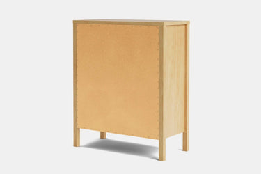 Andes 5 Drawer Tallboy - Pine at online8 furniture store Auckland
