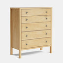 Andes 5 Drawer Tallboy - Pine at online8 furniture store Auckland
