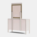 Andes 6 Drawer Dresser & Mirror- Ash at online8 furniture store Auckland