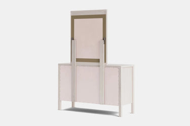Andes 6 Drawer Dresser & Mirror- Ash at online8 furniture store Auckland