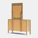 Andes 6 Drawer Dresser & Mirror- Ash at online8 furniture store Auckland