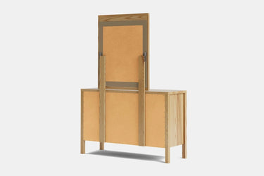 Andes 6 Drawer Dresser & Mirror- Ash at online8 furniture store Auckland