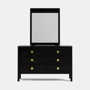 Andes 6 Drawer Dresser & Mirror - Pine at online8 furniture store Auckland