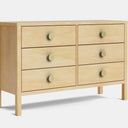 Andes 6 Drawer Lowboy - Pine at online8 furniture store Auckland