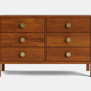 Andes 6 Drawer Lowboy - Pine at online8 furniture store Auckland