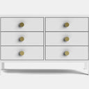 Andes 6 Drawer Lowboy - Pine at online8 furniture store Auckland