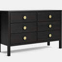 Andes 6 Drawer Lowboy - Pine at online8 furniture store Auckland