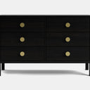 Andes 6 Drawer Lowboy - Pine at online8 furniture store Auckland