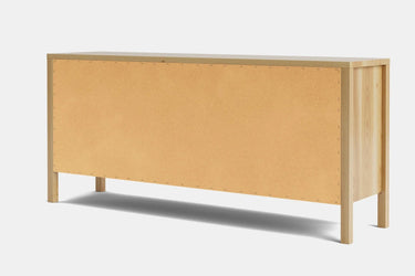 Andes 6 Drawer Wide Lowboy - Ash at online8 furniture store Auckland