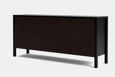 Andes 6 Drawer Wide Lowboy - Pine at online8 furniture store Auckland