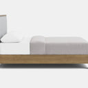 Andes Low Foot Bed - Pine at online8 furniture store Auckland