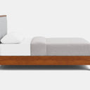 Andes Low Foot Bed - Pine at online8 furniture store Auckland