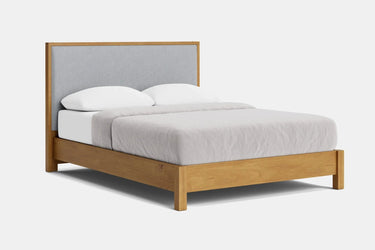 Andes Low Foot Bed - Pine at online8 furniture store Auckland