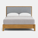 Andes Low Foot Bed - Pine at online8 furniture store Auckland
