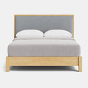 Andes Low Foot Bed - Pine at online8 furniture store Auckland