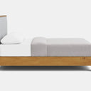 Andes Low Foot Bed - Pine at online8 furniture store Auckland