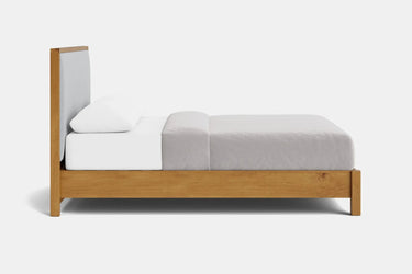 Andes Low Foot Bed - Pine at online8 furniture store Auckland