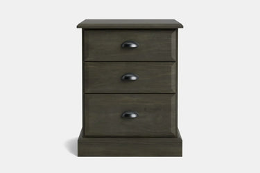 Andorra 3 Drawer Bedside - NZ Made at online8 furniture store Auckland