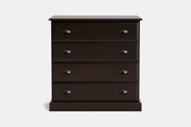 Andorra 4-Drawer Tallboy - NZ Made at online8 furniture store Auckland