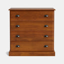 Andorra 4-Drawer Tallboy - NZ Made at online8 furniture store Auckland