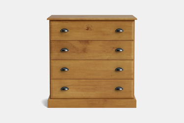 Andorra 4-Drawer Tallboy - NZ Made at online8 furniture store Auckland