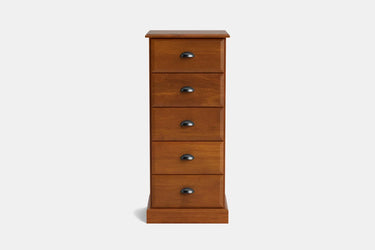 Andorra 5 Drawer Lingerie Chest - NZ Made at online8 furniture store Auckland
