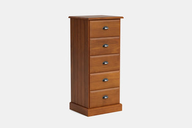 Andorra 5 Drawer Lingerie Chest - NZ Made at online8 furniture store Auckland
