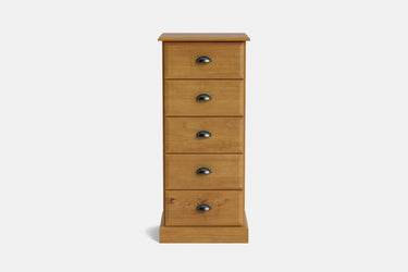 Andorra 5 Drawer Lingerie Chest - NZ Made at online8 furniture store Auckland
