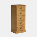 Andorra 5 Drawer Lingerie Chest - NZ Made at online8 furniture store Auckland