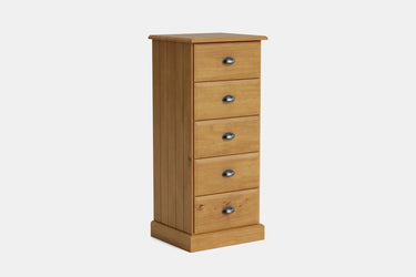 Andorra 5 Drawer Lingerie Chest - NZ Made at online8 furniture store Auckland