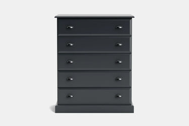 Andorra 5 Drawer Tallboy - NZ Made at online8 furniture store Auckland