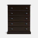 Andorra 5 Drawer Tallboy - NZ Made at online8 furniture store Auckland