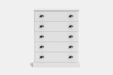 Andorra 5 Drawer Tallboy - NZ Made at online8 furniture store Auckland