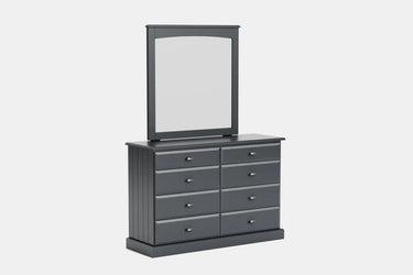 Andorra 8-Drawer Dresser & Mirror - NZ Made at online8 furniture store Auckland