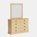 Andorra 8-Drawer Dresser & Mirror - NZ Made at online8 furniture store Auckland