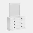 Andorra 8-Drawer Dresser & Mirror - NZ Made at online8 furniture store Auckland